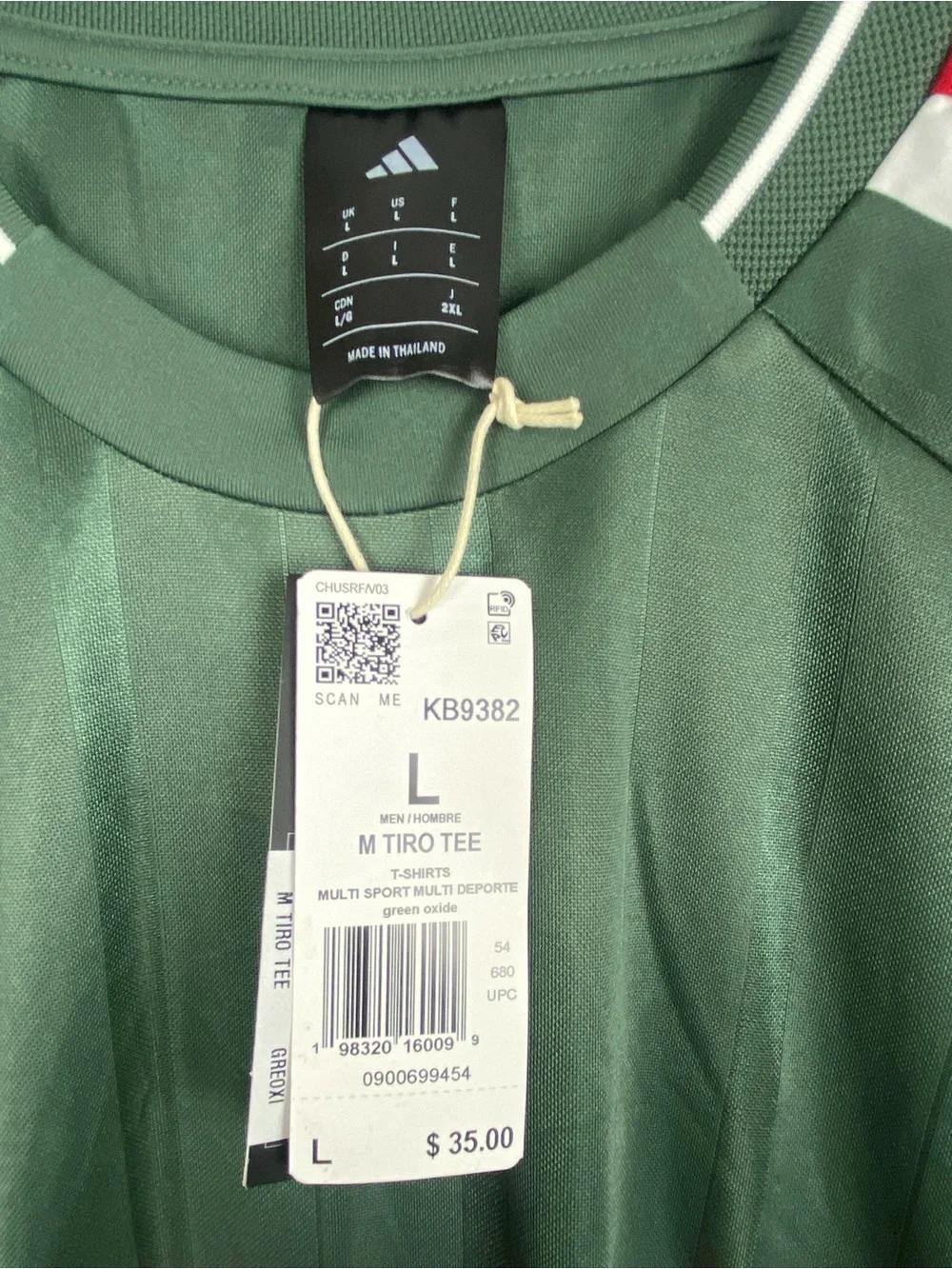 NWT‎ Adidas Sportswear Men's Trio Tee Large